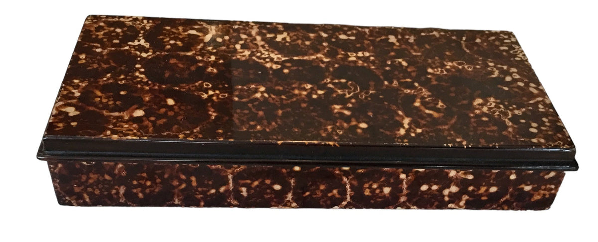 lacquer rectangle box with lid