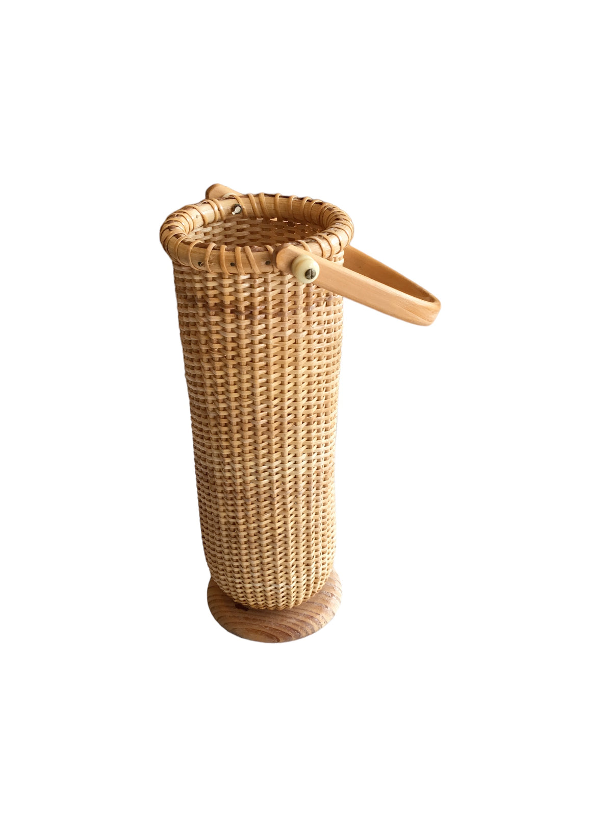 rattan wine bottle basket