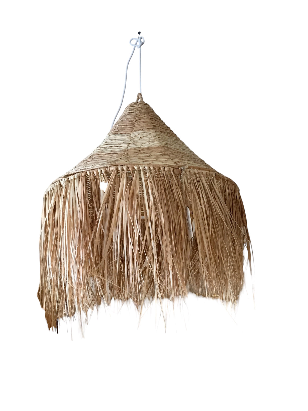 tulum hut chandelier large