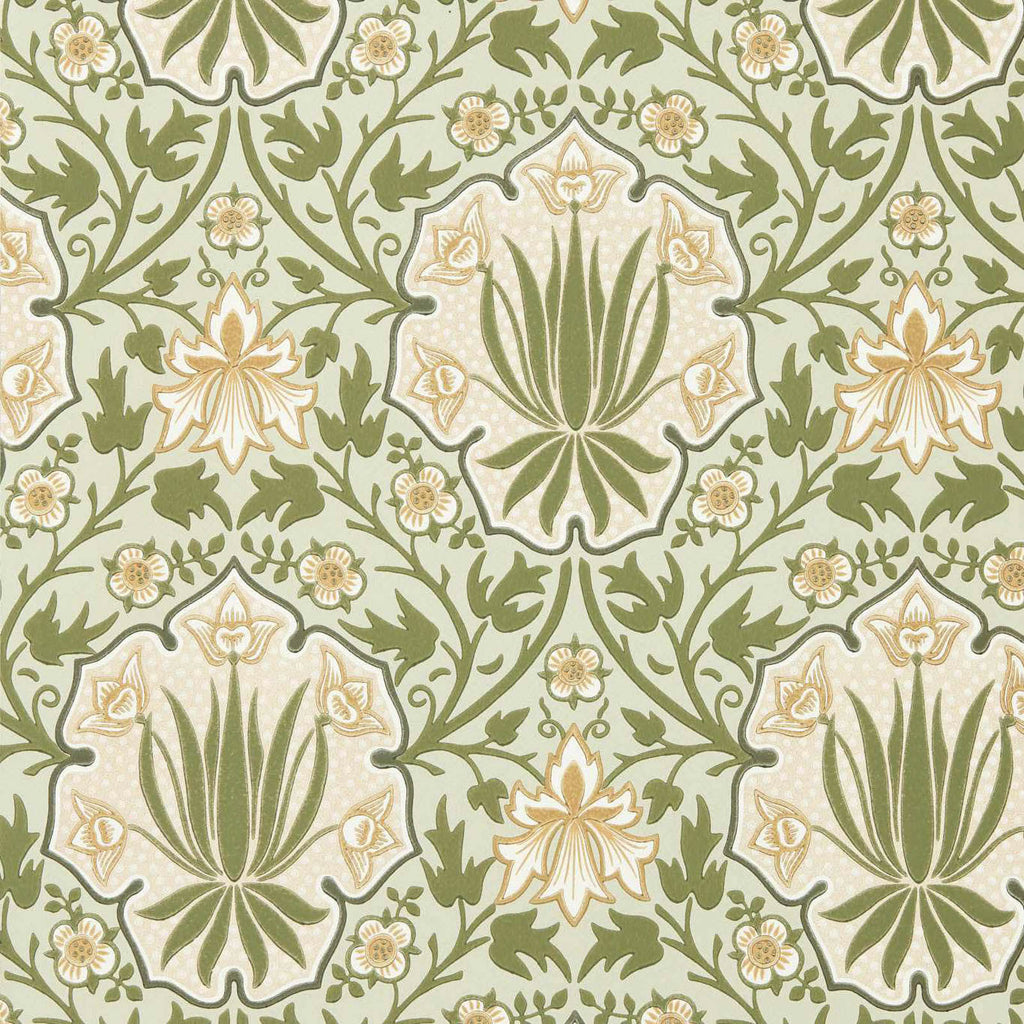 Iris & Rose in Bayleaf/Weld by Morris & Co.