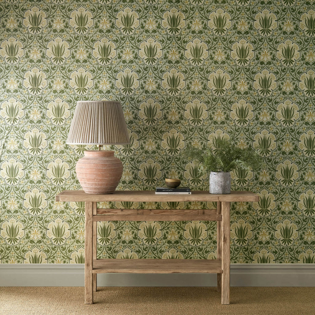 Iris & Rose in Bayleaf/Weld by Morris & Co.