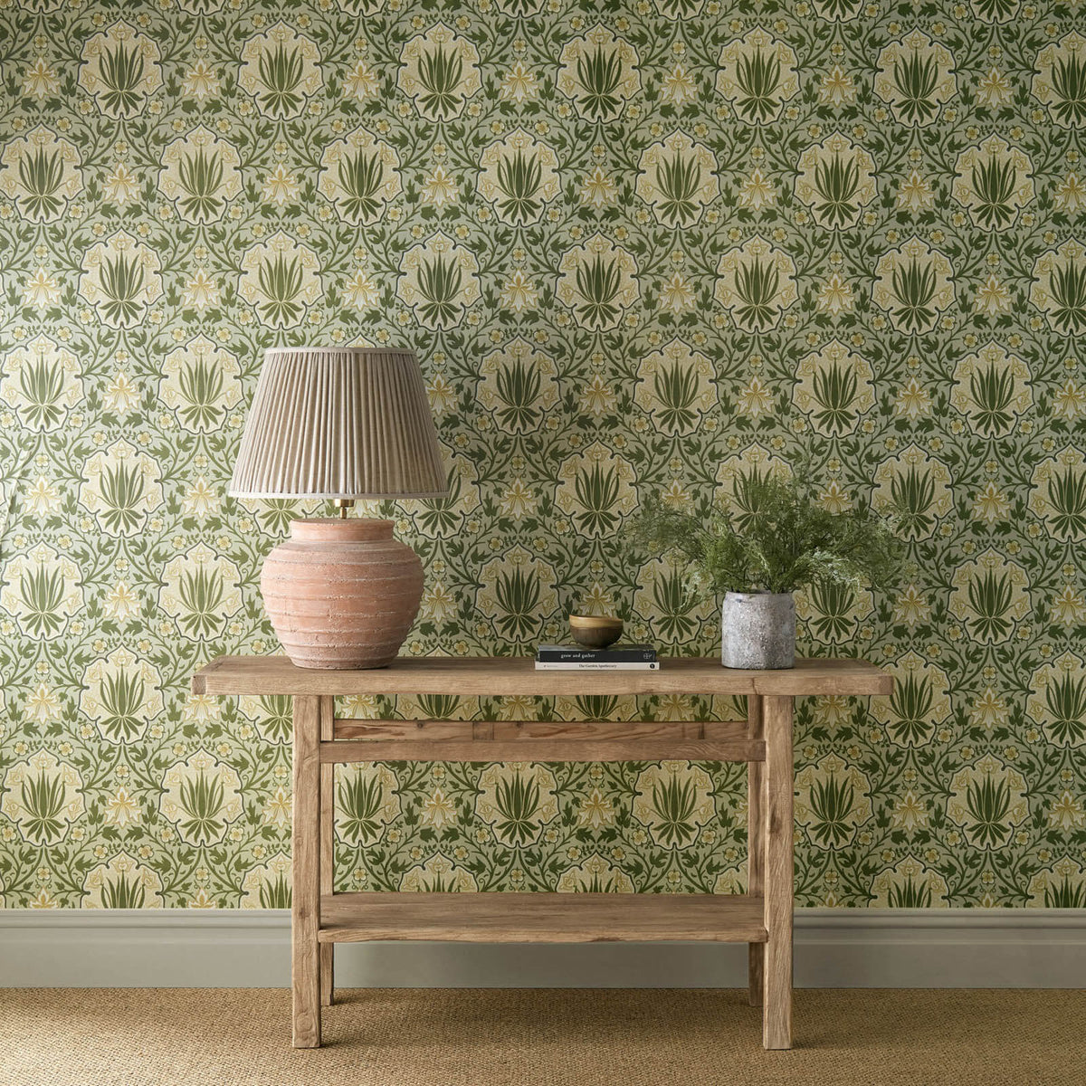 Iris & Rose in Bayleaf/Weld by Morris & Co.