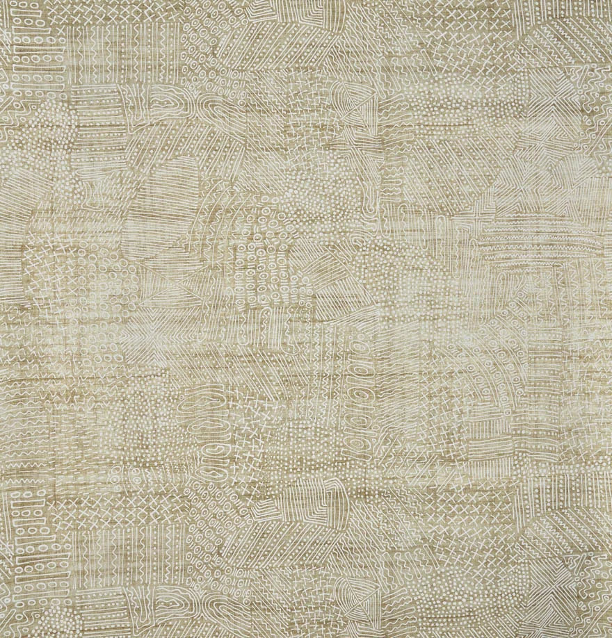 Segou wallpaper in Ocre