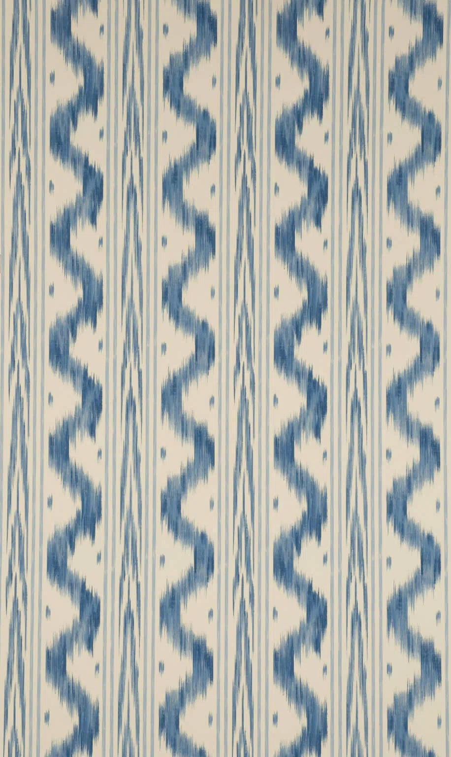 Wallpaper toile de nantes wallpaper in Bleu ancien
