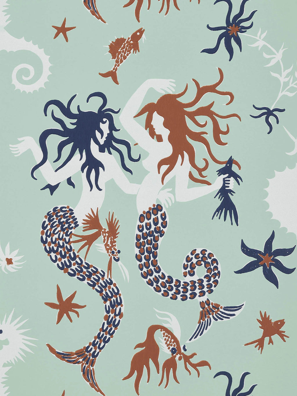 Poseidon wallpaper in Celadon