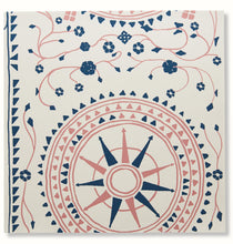 Load image into Gallery viewer, Leila Wallpaper by Peter Dunham - Blue/Pink on White