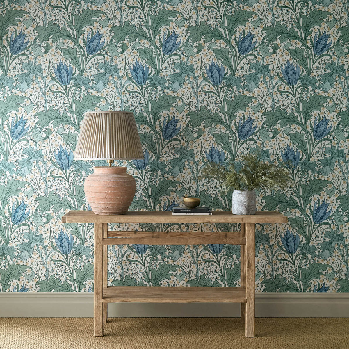 Lent Lily in Cornflower Blue by Morris & Co.