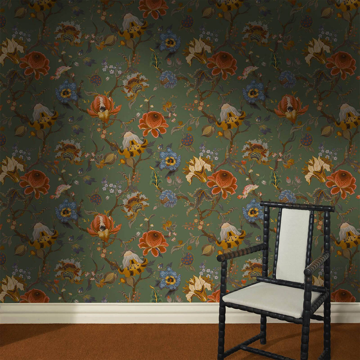 ARTEMIS Wallpaper - Moss Green