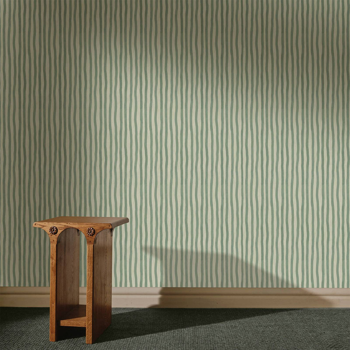 ARTIST'S STRIPE Wallpaper - Opal