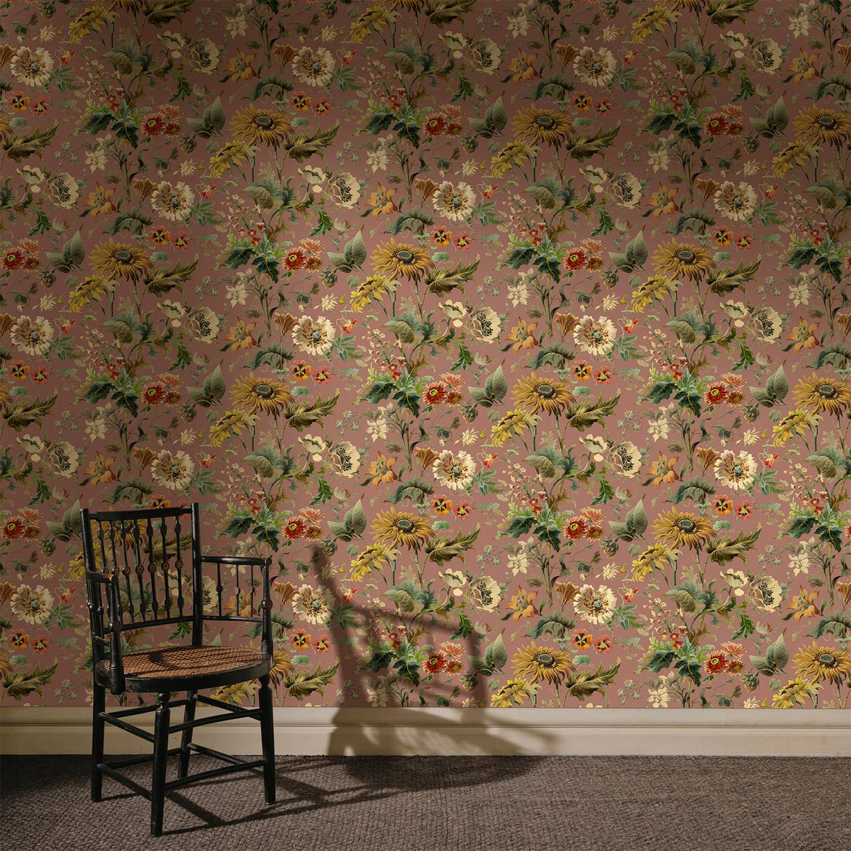 AVALON Wallpaper - Puce Pink