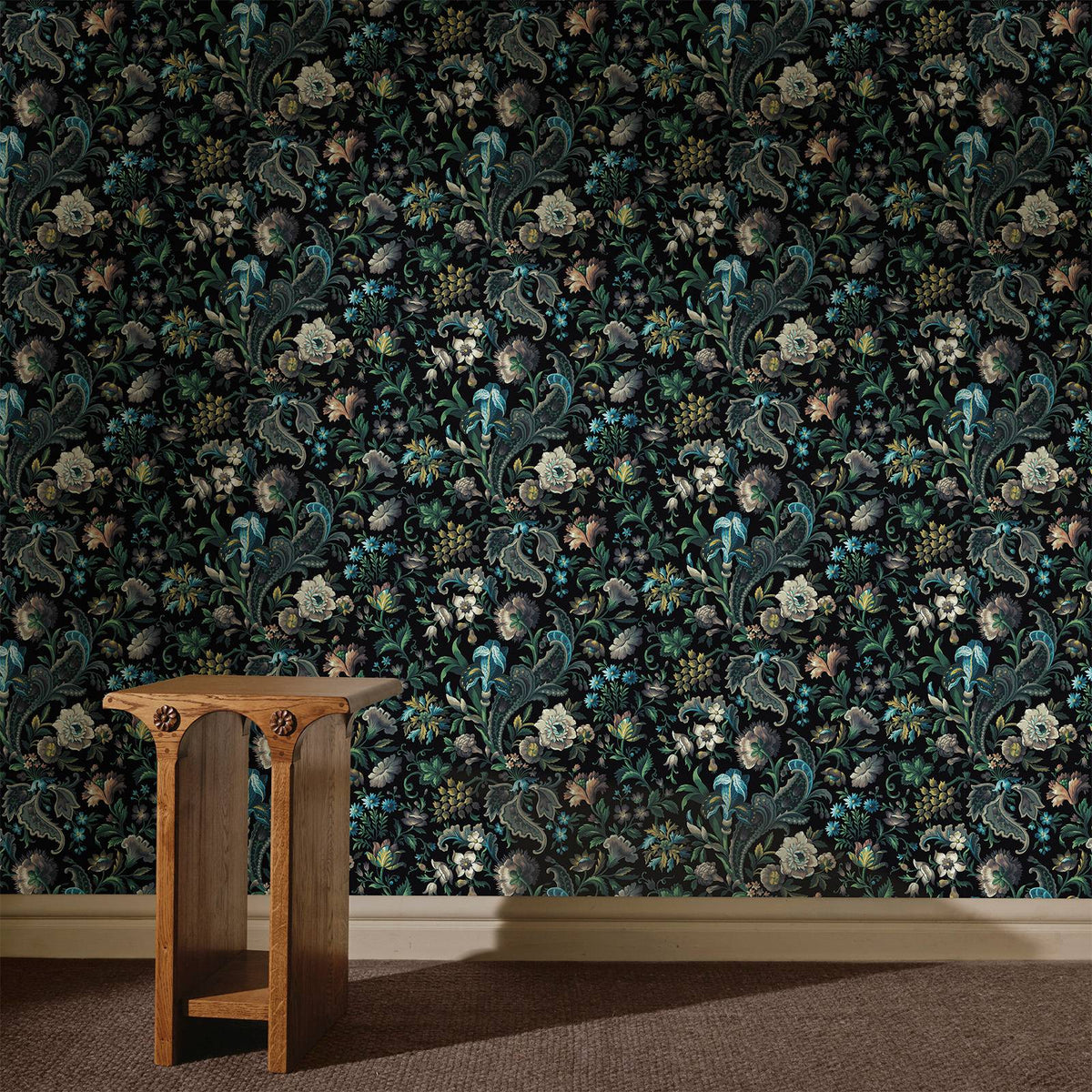 FLORIKA Wallpaper - Onyx