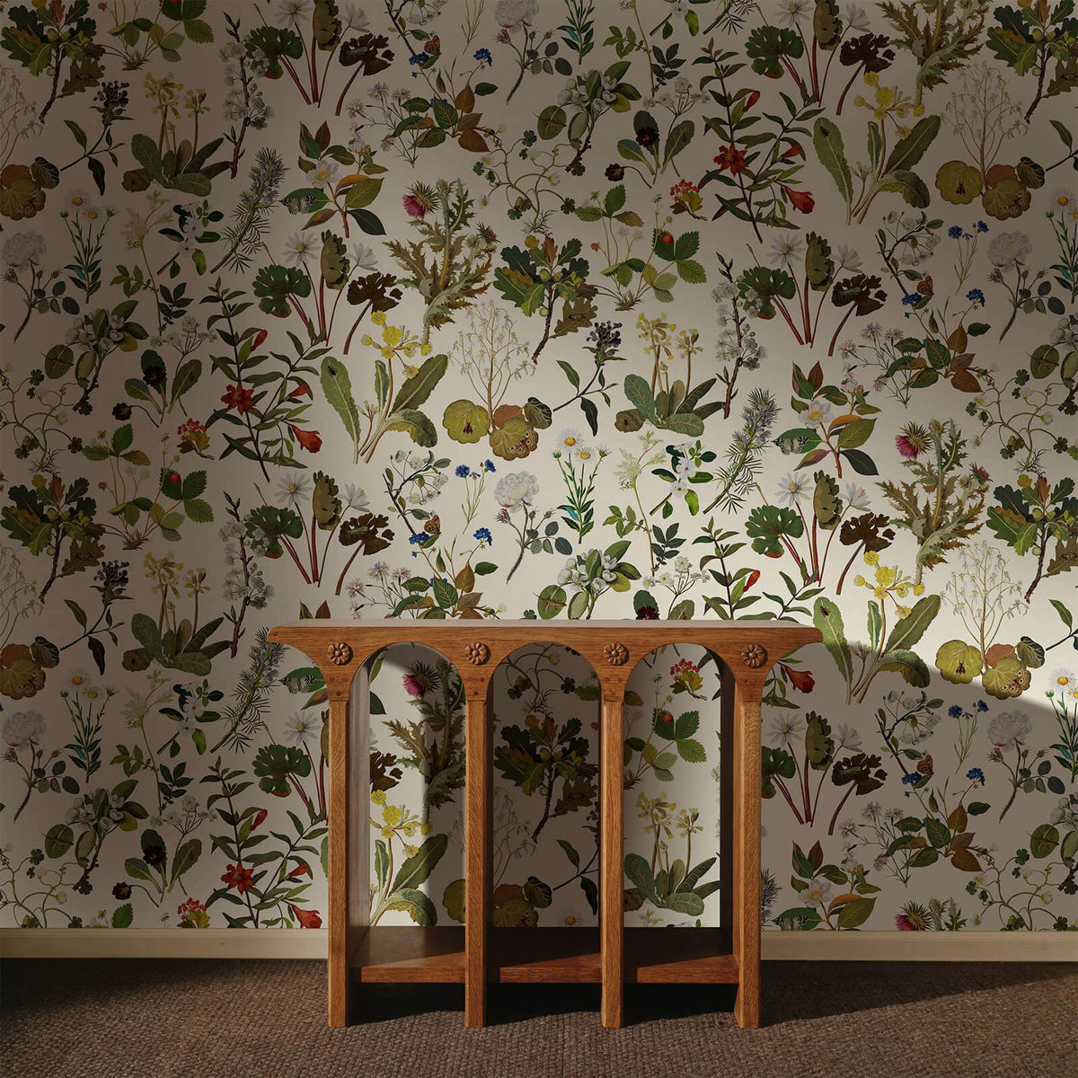 HERBARIUM Wallpaper - Ecru