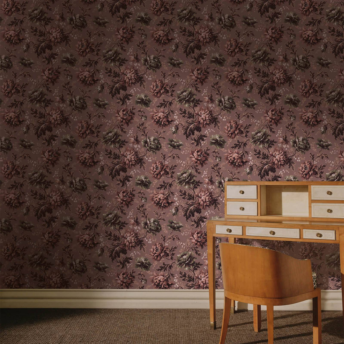 OPIA Wallpaper - Old Rose