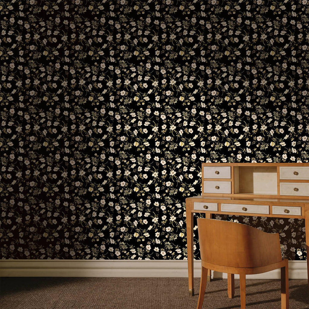 POPPIUM Wallpaper - Ebony