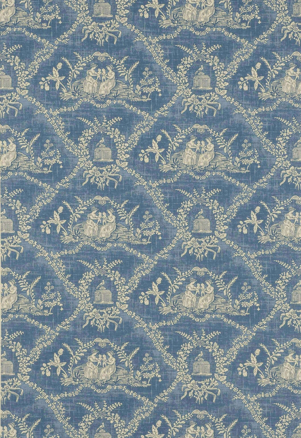 Wallpaper crespieres wallpaper in Bleu ancien