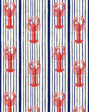 Load image into Gallery viewer, MEDITERRANEAN LOBSTERS WALLPAPER