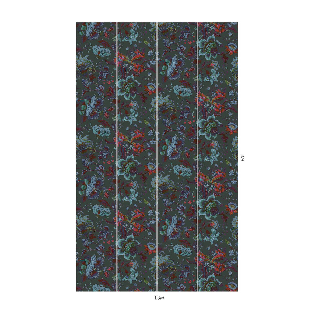 MAJORELLE Wallpaper - Petrol