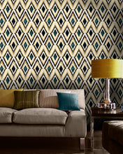 Load image into Gallery viewer, DIAMONDS IN BRASS METALLIC EDITION WALLPAPER