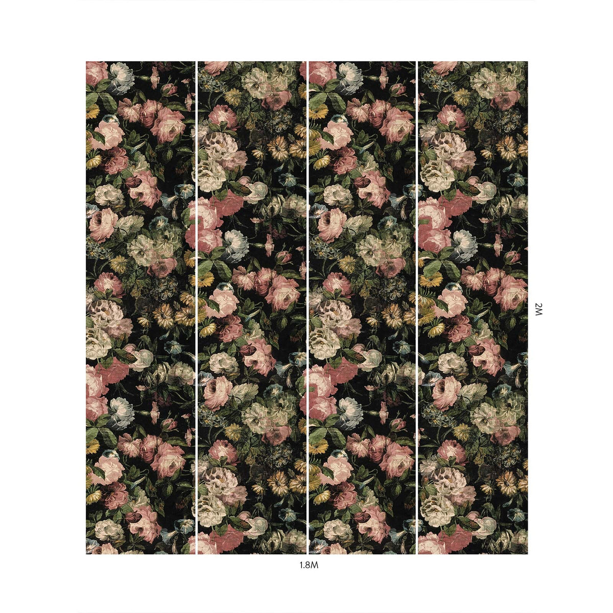MIDNIGHT GARDEN Wallpaper - Multi