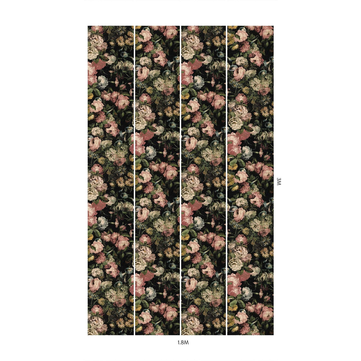 MIDNIGHT GARDEN Wallpaper - Multi