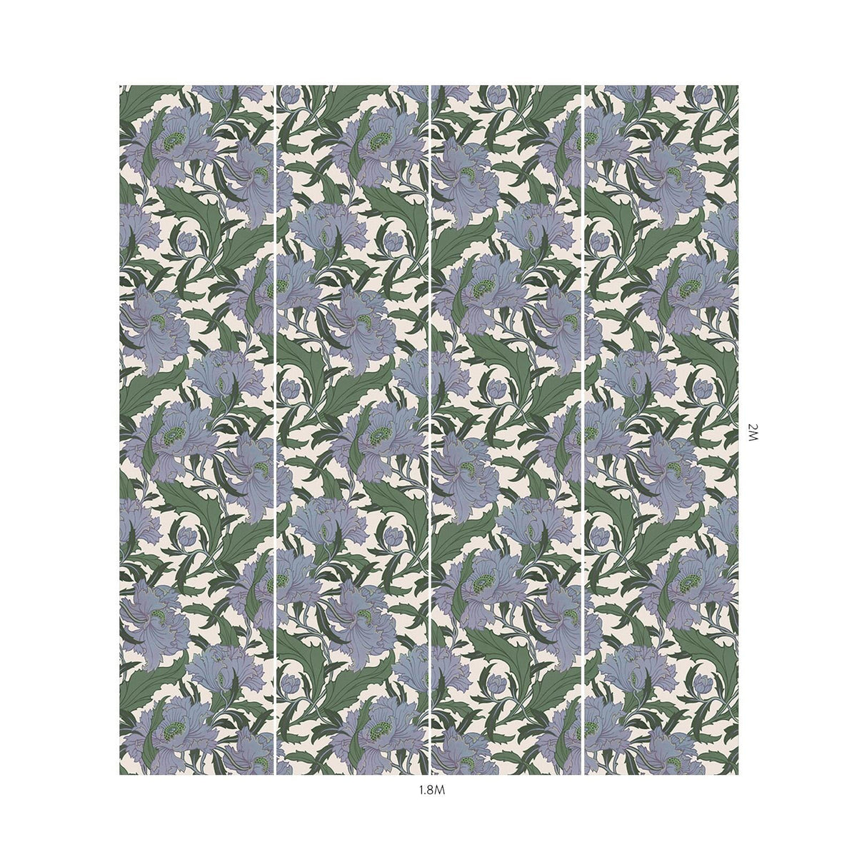 MINERVA Wallpaper - Periwinkle
