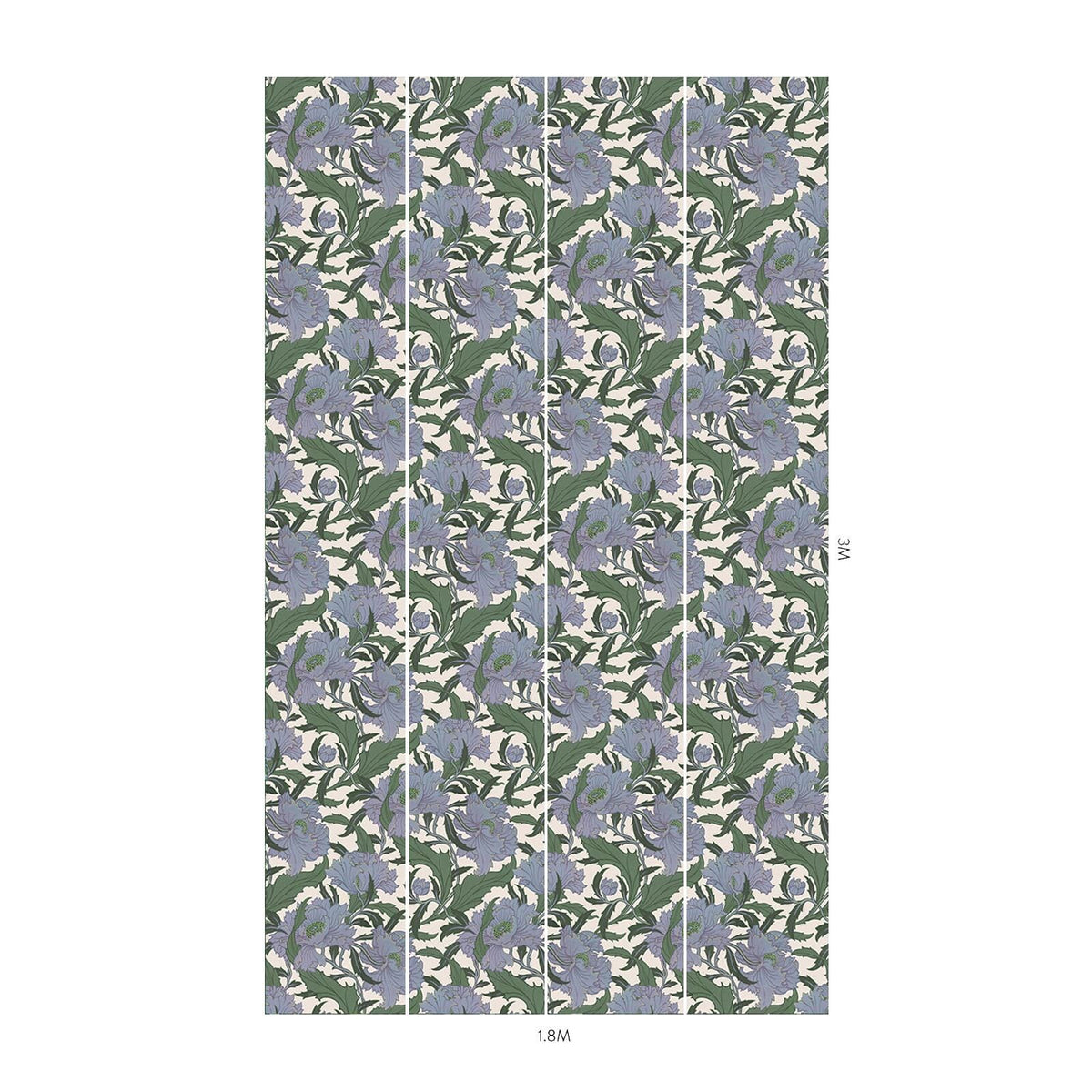 MINERVA Wallpaper - Periwinkle