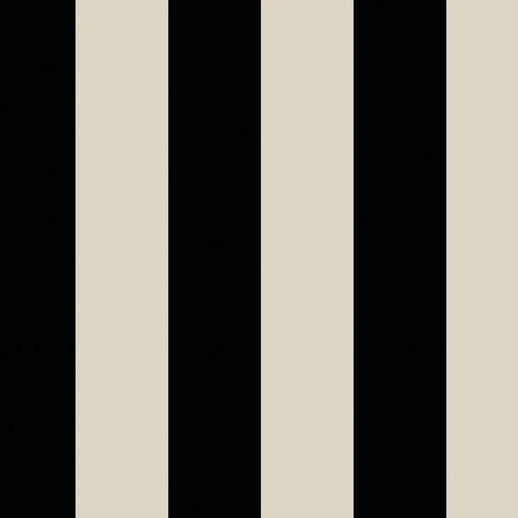 MONO STRIPE Wallpaper - Off Black/Oyster