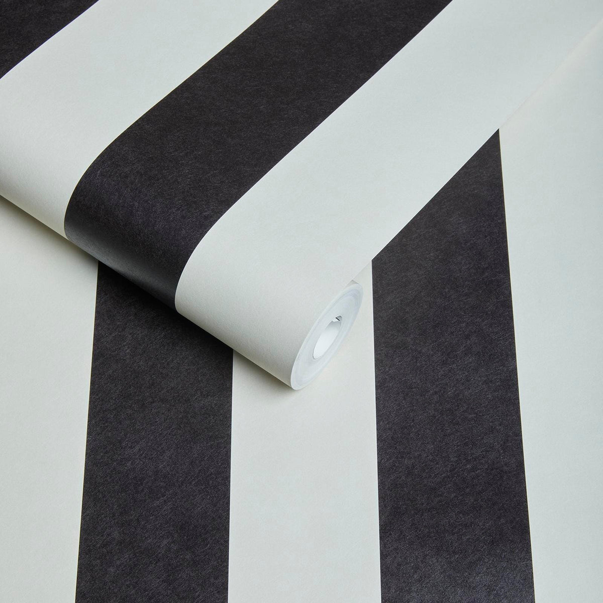 MONO STRIPE Wallpaper - Off Black/Oyster