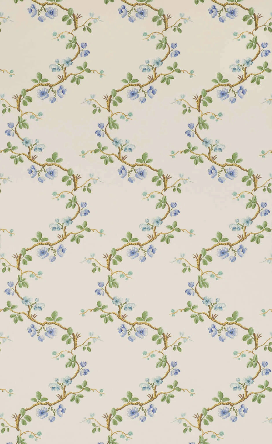 Wallpaper sans papillons wallpaper in Bleu