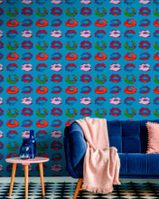 Load image into Gallery viewer, NEON KISS WALLPAPER