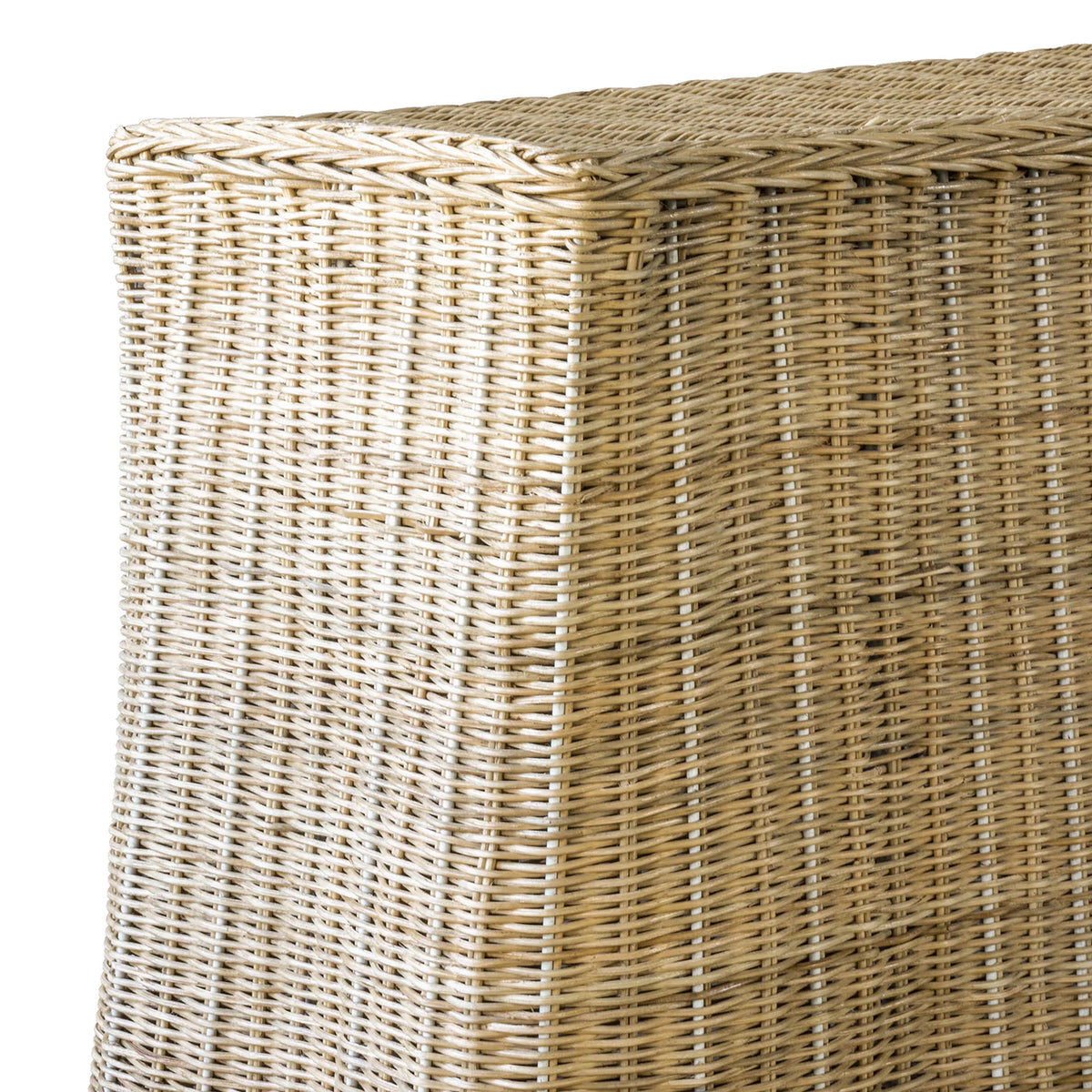 wicker ripple console