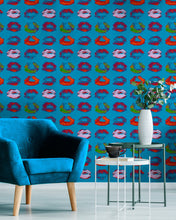Load image into Gallery viewer, NEON KISS WALLPAPER