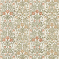 Oak & Blossom in Chestnut/Primrose by Morris & Co.