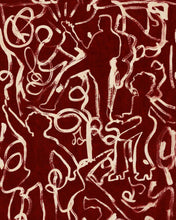 Load image into Gallery viewer, ON THE STAGE Rhubarb Wallpaper