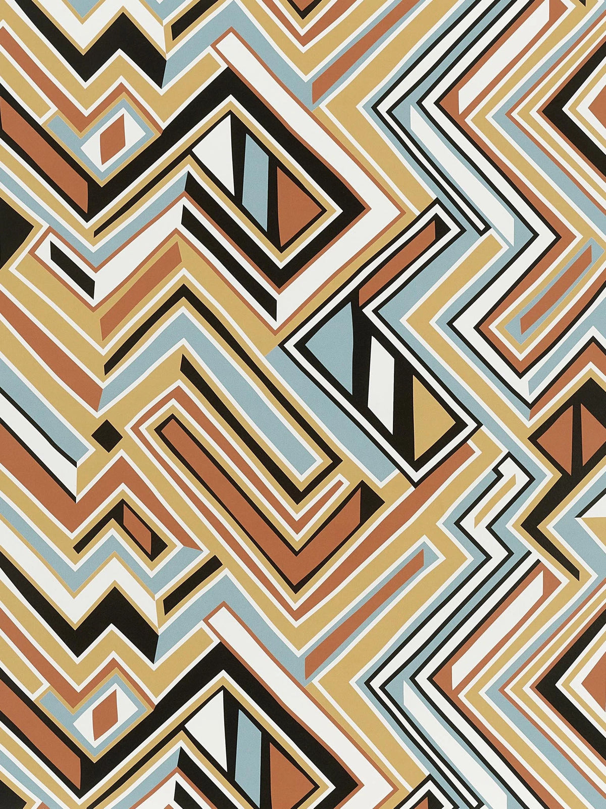 Oka wallpaper in Boiserie