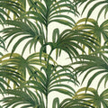 PALMERAL Wallpaper - Off White & Green