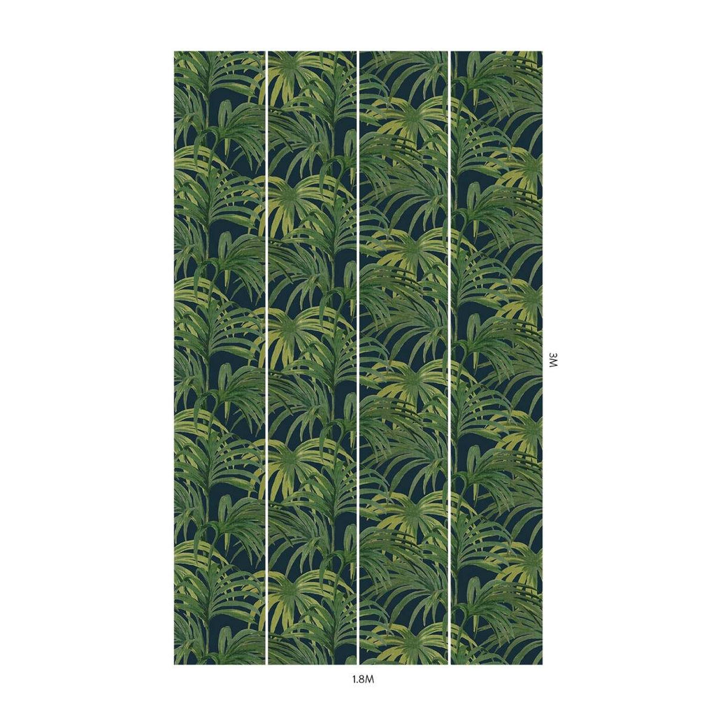 PALMERAL MAGNA Wallpaper - Midnight Green
