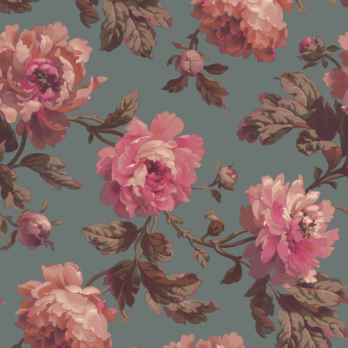 PEONEDEN Wallpaper - Chinois Green