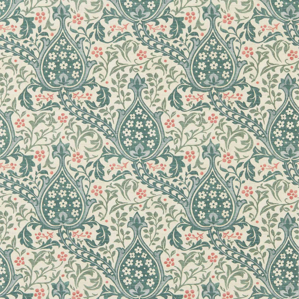Persian Tulip in Teal by Morris & Co.
