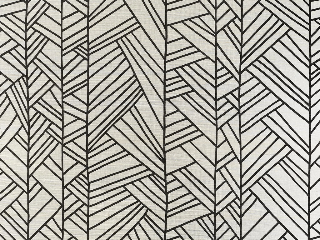 Papyrus wallpaper in Noir
