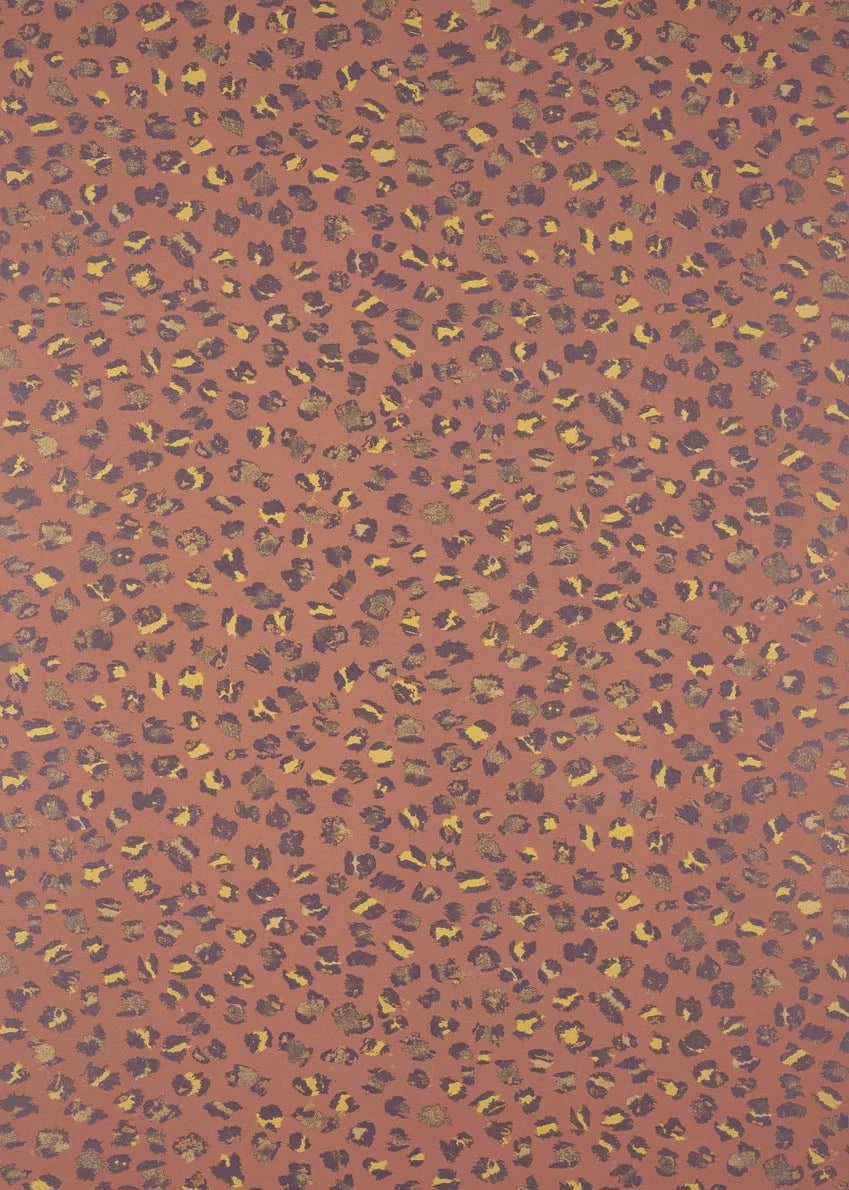 Ceylan wallpaper in Terracotta