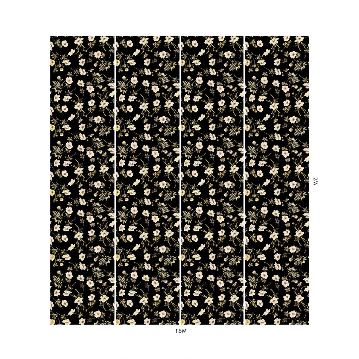 POPPIUM Wallpaper - Ebony
