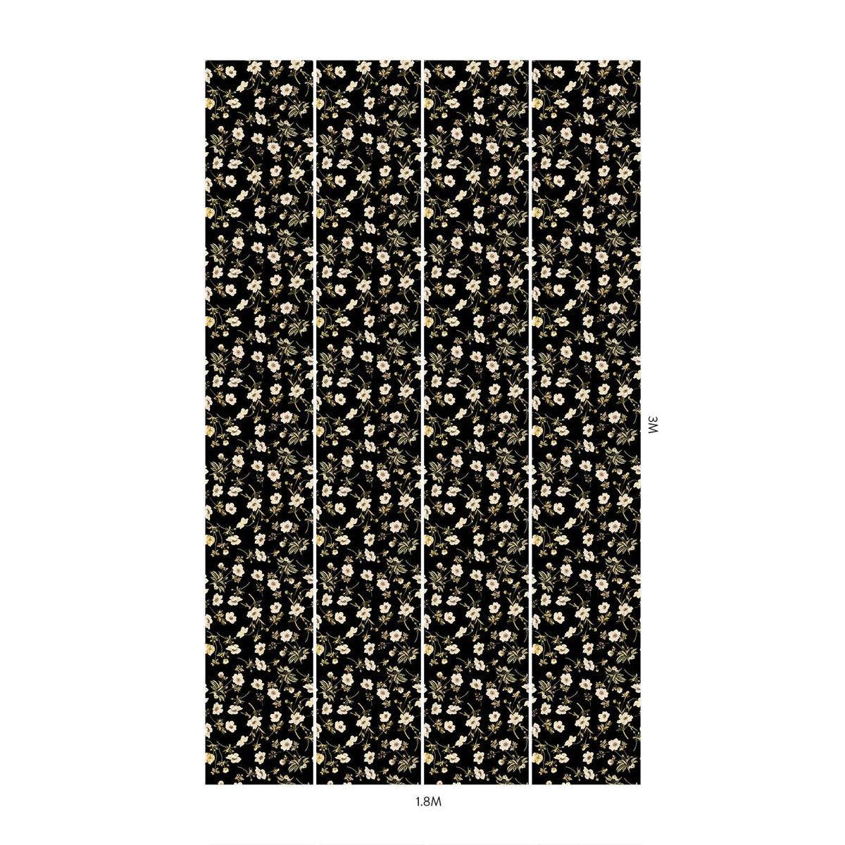 POPPIUM Wallpaper - Ebony