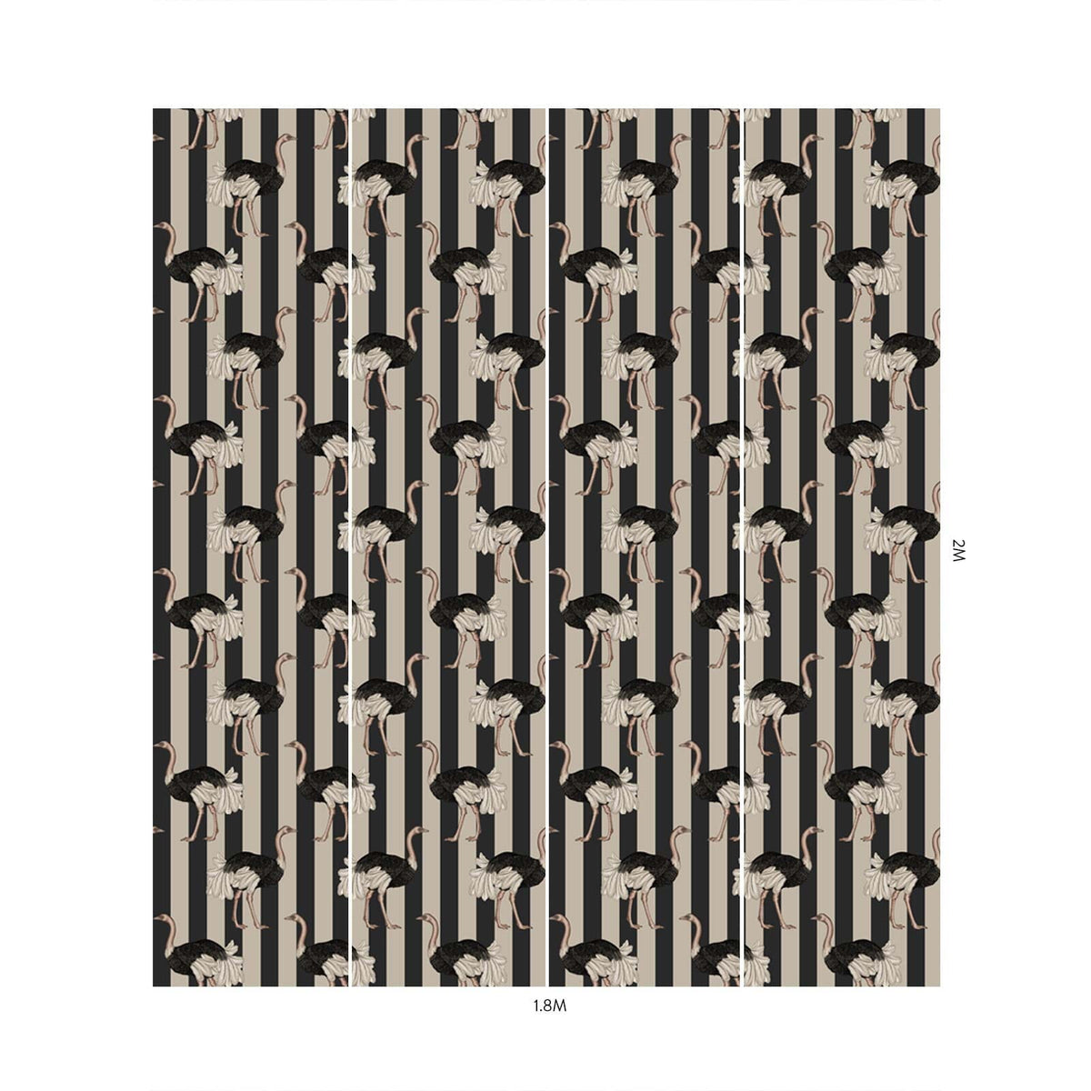 PRIDE Wallpaper - Clay & Off Black
