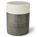 ancient script garden stool