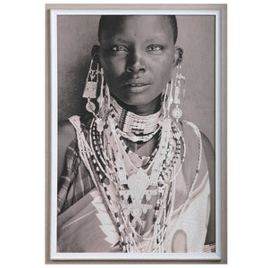 African Princess Framed Print