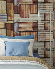 Load image into Gallery viewer, RUSTY TIN WALLPAPER