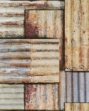Load image into Gallery viewer, RUSTY TIN WALLPAPER