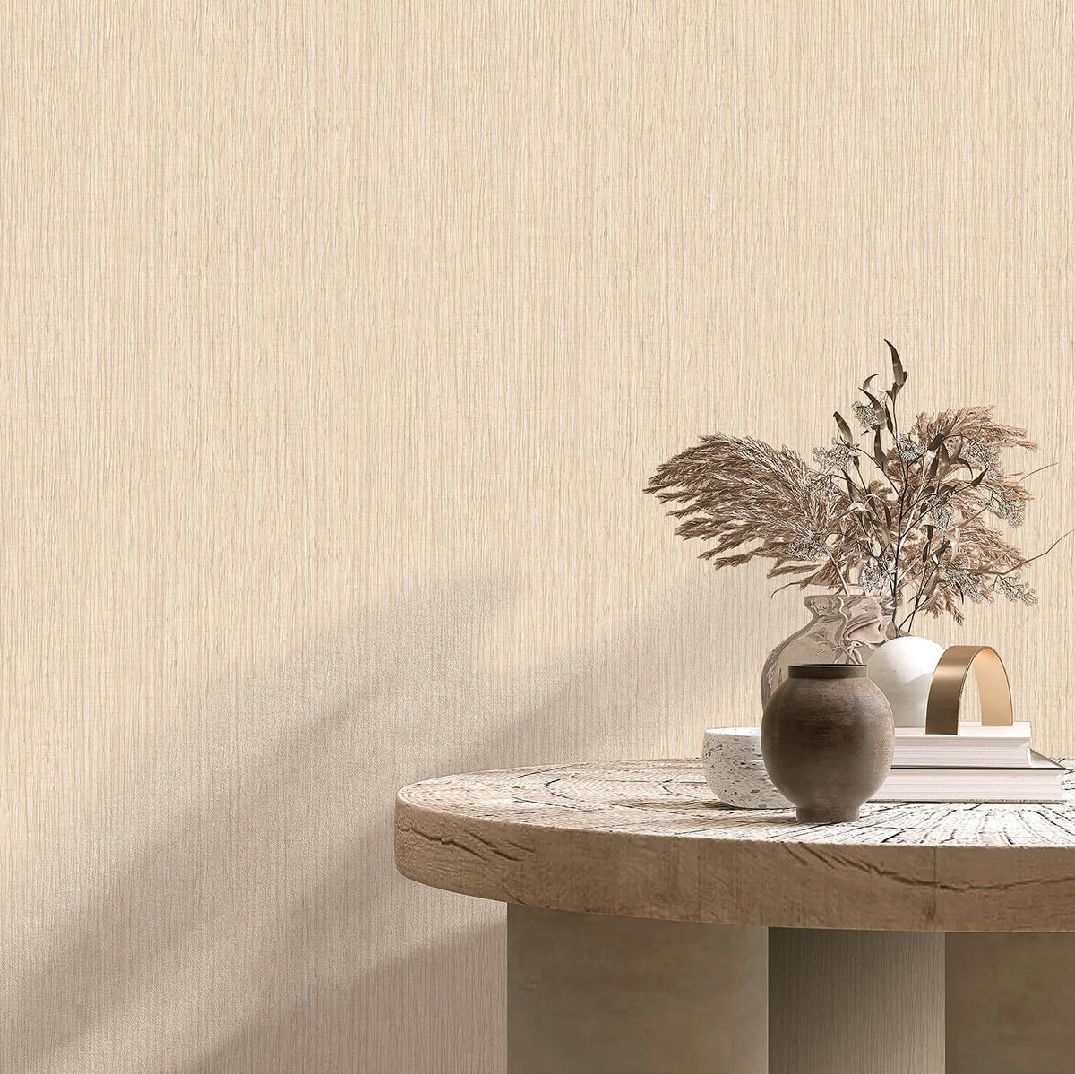 Sienna Strand Texture Wallpaper - Natural room view