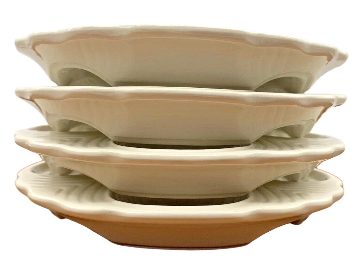 vintage oyster plates